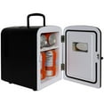 thumbnail image 4 of Koolatron Retro Portable 6-Can Thermoelectric Mini Fridge, 4.2 Quarts, 12V DC/110V AC, for Home, Dorm, Car, Boat, Beverages & More, 4 of 9