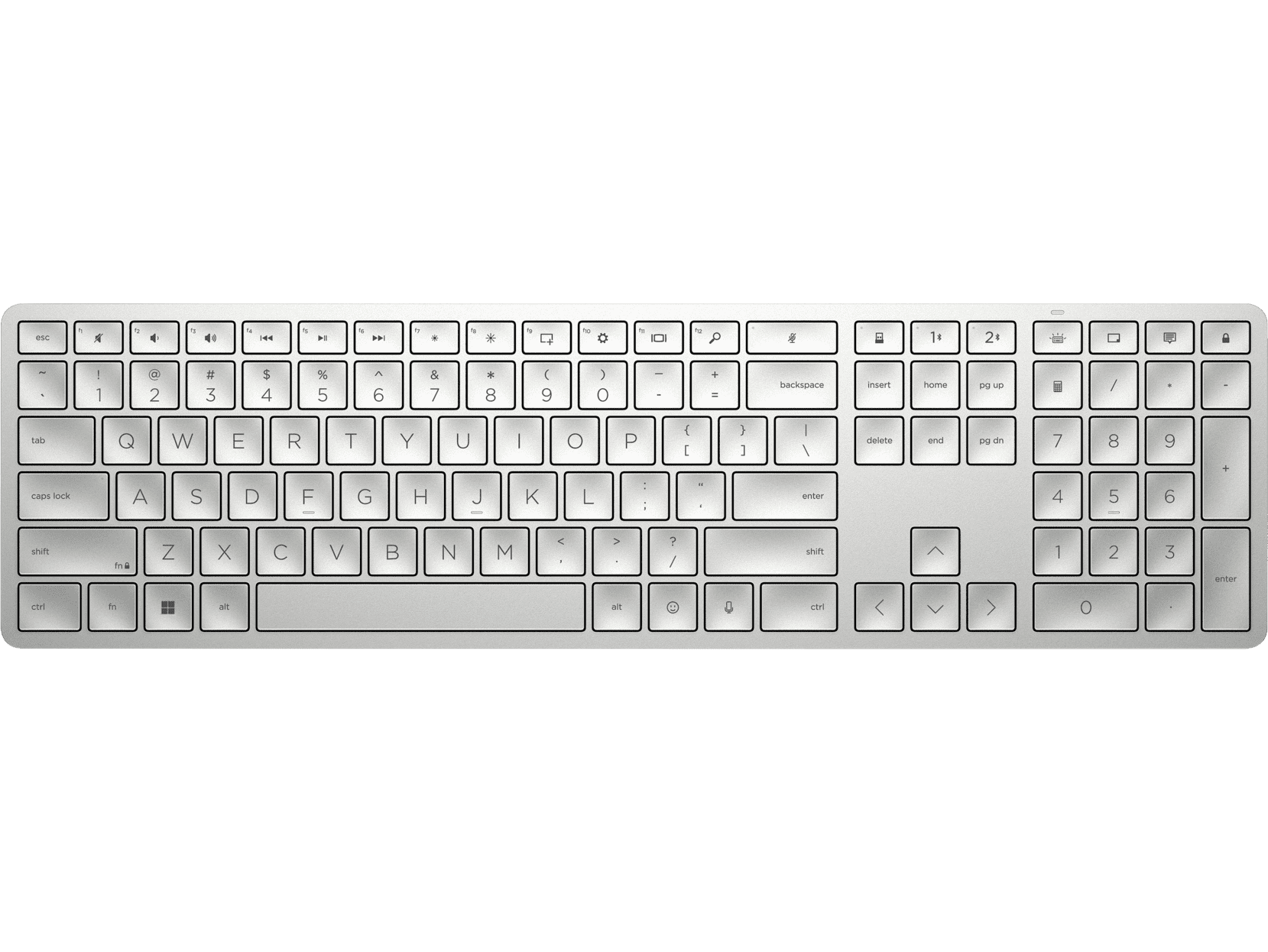 HP 970 Programmable Wireless Keyboard with Smart Backlight and 