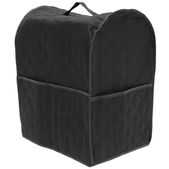 DINHEAROM Black Stand Mixer Cover, Pongee Fabric, 40x36cm, Protective Kitchen Appliance Cover Set