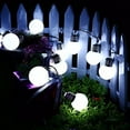 thumbnail image 5 of LINLIN Solar String Lights,Waterproof 20ft G50 20LEDs Globe Bulbs Solar Outdoor Fairy Decorative Lights with 8 Modes Ambiance Lighting for Christmas Party Garden Home Wedding, 5 of 8