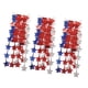 thumbnail image 1 of Cortina de flecos de julio, cortinas de flecos de 3 piezas, cortina de flecos de PET de independencia, cortina de flecos roja, blanca y azul, características de vanguardia, 1 of 9