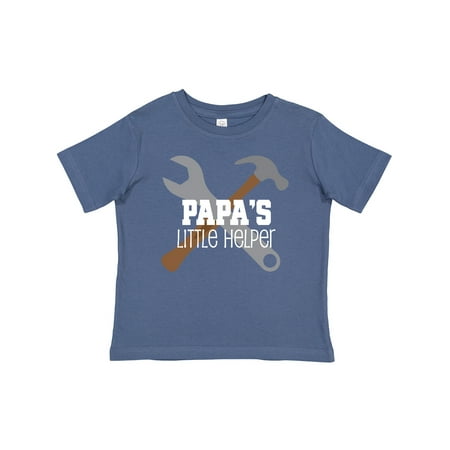 

Inktastic Papa Little Helper Gift Baby Boy T-Shirt