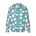 thumbnail image 3 of Balery Cartoon Funny Goose Men's Women's UPF 50+ Sun Protection Lightweight Hoodie Performance Long Sleeve Shirt for Fishing Running-X-Large, 3 of 9