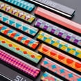 thumbnail image 3 of SUNURS Long Strip Mosaic Cute Fridge Magnets for Locker, Colorful Decorative Funny Refrigerator Magnets for Whiteboard, Kitchen, and Office (12 Pieces), 3 of 6
