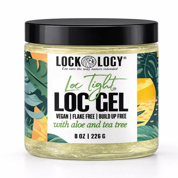 Loc Twist Gel for Dreads; Locking Gel & Loc and Twist Gel For Retwists with Organic Aloe and Tea Tree by Lockology