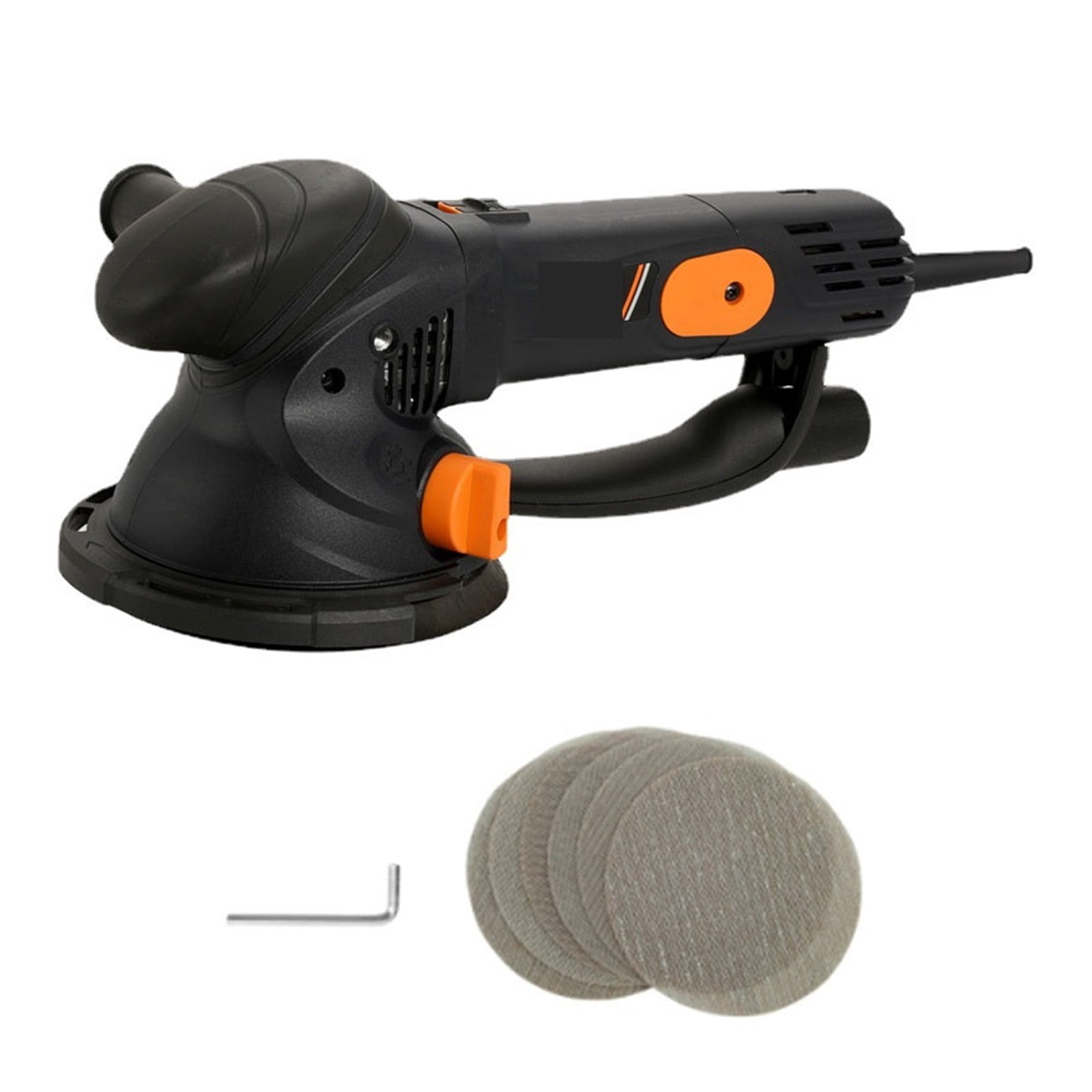 500W Rotary Car Polishing Machine Electric Geared Eccentric Dual Mode Random Orbital Sander For Woodworking Tools ,Easy to Operate