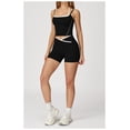 thumbnail image 3 of Top-kevin Womens Workout Sets Two Piece Spaghetti Straps Tank Top Matching High Waist Leggings Gym Work Out Outfits with Pockets, 3 of 6