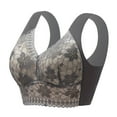 thumbnail image 1 of MIASHUI Bras for Women Front Side Buckle Lace Edge without Steel Ring Movement Seamless Gathering Adjustment Yoga Sleep Large Bra, 1 of 3