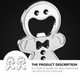 thumbnail image 2 of 2pcs Beer Bottle Lid Lifter Beer Opening Tool Gingerbread Man Shape Beer Opener, 2 of 7