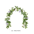 thumbnail image 3 of sruoe Artificial Christmas Garland Unlit, Christmas Decorate, Faux Garlands Christmas, Fake Greenery Garlands, Hanging Garland, Vine Garland for Door Stair Fireplace Indoor Tabletop Decor, 3 of 6