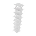 thumbnail image 4 of Luzkey Vertical Shoe Rack Corner Storage Organizer for Doorway Entryway Small Space 8 Tier, 4 of 8