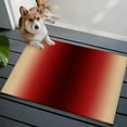 thumbnail image 3 of 2x3 Ft Entryway Area Rug, Dark Red Yellow Ombre Kitchen Rug Runner Washable Floor Mat, Farmhouse Modern Gradient Art Non Slip Indoor Door Mat Throw Carpet for Bathroom Living Room Bedroom, 3 of 8