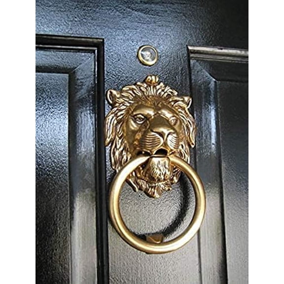Authentic Vintage Brass Lion Door & Gate Knocker Handle Pull Door Accessories Home Decor$$Tools & Hardware Other