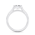 thumbnail image 2 of Spot Jewelry 1.7 Ct Cushion Cut Moissanite Ring - 14K White Gold Plated Solitaire Engagement Ring with Accents - Stylish Jewelry Gift for Her - Perfect Daily Wear, 2 of 3
