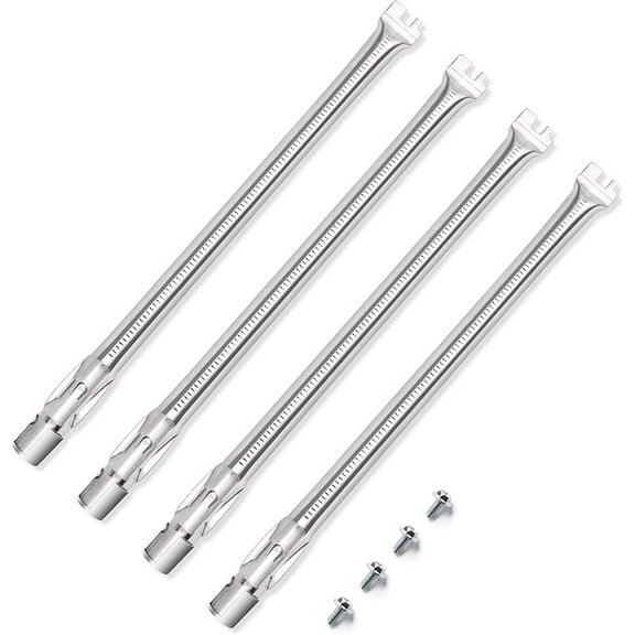 62752  Grill Burners for Weber Genesis 300, Genesis E-330, S-330 Gas Grills (2011-2016) with Front Controls, Stainless Steel, Pack of 4
