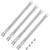 62752 Grill Burners for Weber Genesis 300, Genesis E-330, S-330 Gas Grills (2011-2016) with Front Controls, Stainless Steel, Pack of 4