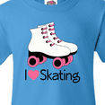 thumbnail image 4 of Inktastic Girls I Heart Skating Youth T-Shirt, 4 of 5
