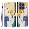 thumbnail image 1 of FOXDOCK Funda Tipo Cartera para Motorola Edge 70 con Soporte y Correa – Diseño de Patrones Lindos, 1 of 6