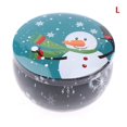 thumbnail image 1 of Christmas Tinplate  Candy Tin Can Candle Jars With Lid Candle Container Empty Box Cookie Candy Storage Gift Case, 1 of 6