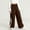 Brown, variant on Cethrio Girls Cargo Pants Size 14-16, Elastic Waist Loose Fit Multi-pocket Casual Straight-leg Pants Black