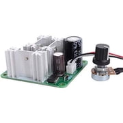 Treedix 2pcs12V~40V 10A PWM DC Motor Speed Control Switch Controller Voltage Regulator Dimmer