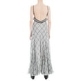 thumbnail image 2 of Max Studio London Womens Ruffled Maxi Dress, White, X-Small, 2 of 3