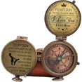 thumbnail image 3 of Mom to Son Compass – to My Son Love Mom – Mother to Son Gifts/Dad to Son - Graduation Day Gifts for Son - Son Birthday Gifts - Confirmation Gifts for Son, 3 of 4