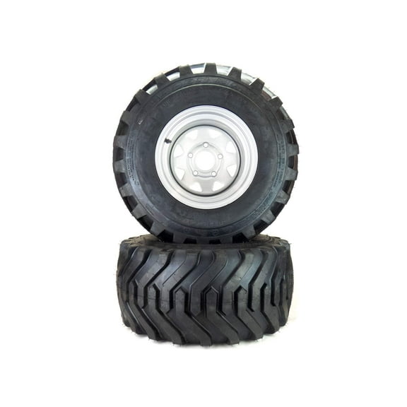 (2) Industrial Tire Assemblies 26x12.00-12 Fits Hustler Super 104 603928