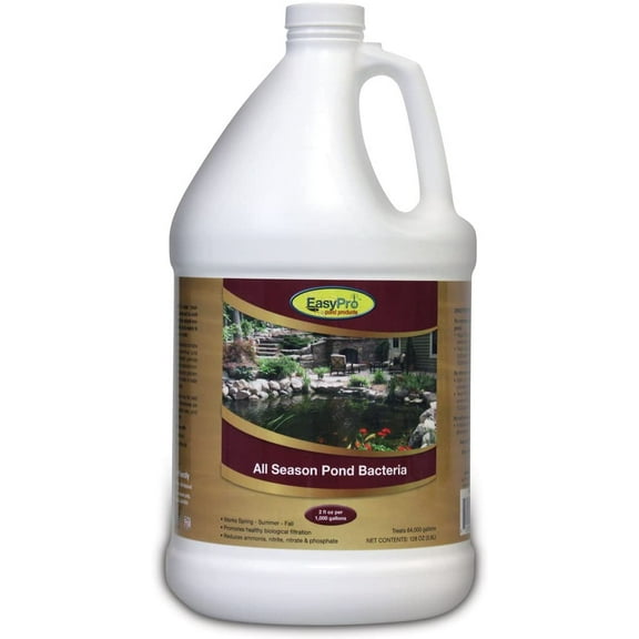 EasyPro All-Season Liquid Pond Bacteria, 128-Ounce
