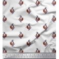 thumbnail image 1 of Soimoi Rayon Fabric Bird Block Print Fabric by The Yard 42 Inch Wide, 1 of 3