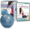 STOTT PILATES Mini Stability Ball (7.5 inch / 19 cm) and DVD Kit (Fitness + DVD)
