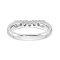 thumbnail image 5 of 14K White Gold Ring Band Wedding Diamond Round 5-Stone , Size 5, 5 of 7