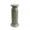 thumbnail image 1 of Jeco HD-HADA001B 12 in. Scroll Candle Holder, Blue, 1 of 1