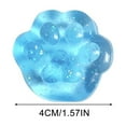 thumbnail image 2 of 3PCS Transparent Sparkle Powder Cat Claw Squeaky Toys, Adults Slow Rising Stress Ball Fidget Toys, Soft Squeeze Decompression Dough for Adults, Creative Small Cat Claw Plush Toys, White, 2 of 4