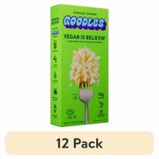 (12 pack) Goodles Mac & Cheese Vegan Is Believin, White Cheddar, Spirals, Shelf Stable, 5.25 oz