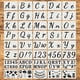 thumbnail image 3 of Juego de plantillas de letras bonitas BEMS-40 piezas Compatible con niños - Plantilla de arte de plástico reutilizable, 3 of 4