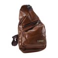 thumbnail image 1 of Mini Interfaz Usb un Bolso Casual Para Hombre Moda  Al Aire Libre Paquete De Día De Viaje Pu Bolso De  Bolso De Bandolera Bolso De Hombro Único Marrón, 1 of 1