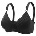 thumbnail image 2 of Women's Wireless Bra Soft Breathable Wirefree Everyday Bras for Women Comfort Daily Wear | CSEONE,Black XL, 2 of 3