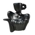 thumbnail image 2 of Plastic Statue Flower Vase,Modern Artistic Human Shape Decor Flower Vase,Small Black Vase for Table,Shelf,Living Room,Office,Bedroom,6.3x3.74 Inch, 2 of 7