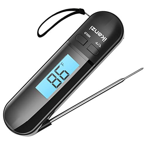 Digital Instant Read Meat 4.8'' Auto Off... TOPELEK Cooking Thermometer 
