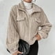 thumbnail image 1 of Chaquetas y abrigos casuales con capucha de manga larga para mujer, cárdigan de manga larga liso para otoño e invierno, abrigo de moda, tops de poliéster para mujer, 1 of 7