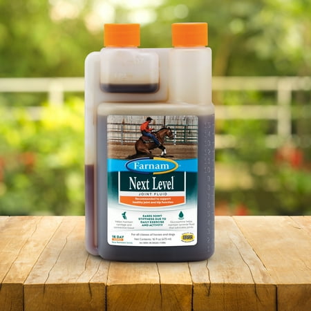UPC: 0086621013964 | Farnam Next Level Joint Fluid Supplement  Supports Healthy Hip and Joint Function for Horses & Dogs  16 ounces