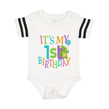 

Inktastic Cute First Birthday Monster 1 Year Old Gift Baby Boy or Baby Girl Bodysuit