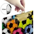 thumbnail image 3 of FMSHPON Color Football Clipboard Hardboard Wood Nursing Clip Board and Pull for Standard A4 Letter 13x9 inches, 3 of 7