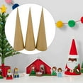 thumbnail image 6 of S SERENABLE 3 Pieces Paper Mache Cones Open Bottom Hands on Cardboard Cones for Craft for Scrapbooking Decorating Party Hats Embellishing 35cm, 6 of 8