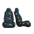 thumbnail image 3 of Cauagu Cartoon Dinosaur Print Car Seat Covers,Universal Automotive Seat Covers Car Seat Protectors Easy to Install Car Cover Car Accessories Auto rucks Van & SUV-1, 3 of 9