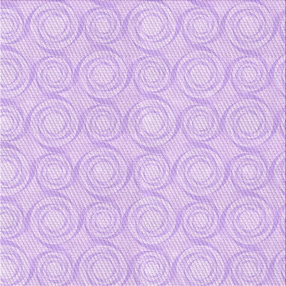 Ahgly Company Indoor Square Patterned Bright Lilac Purple Area Rugs, 8' Square