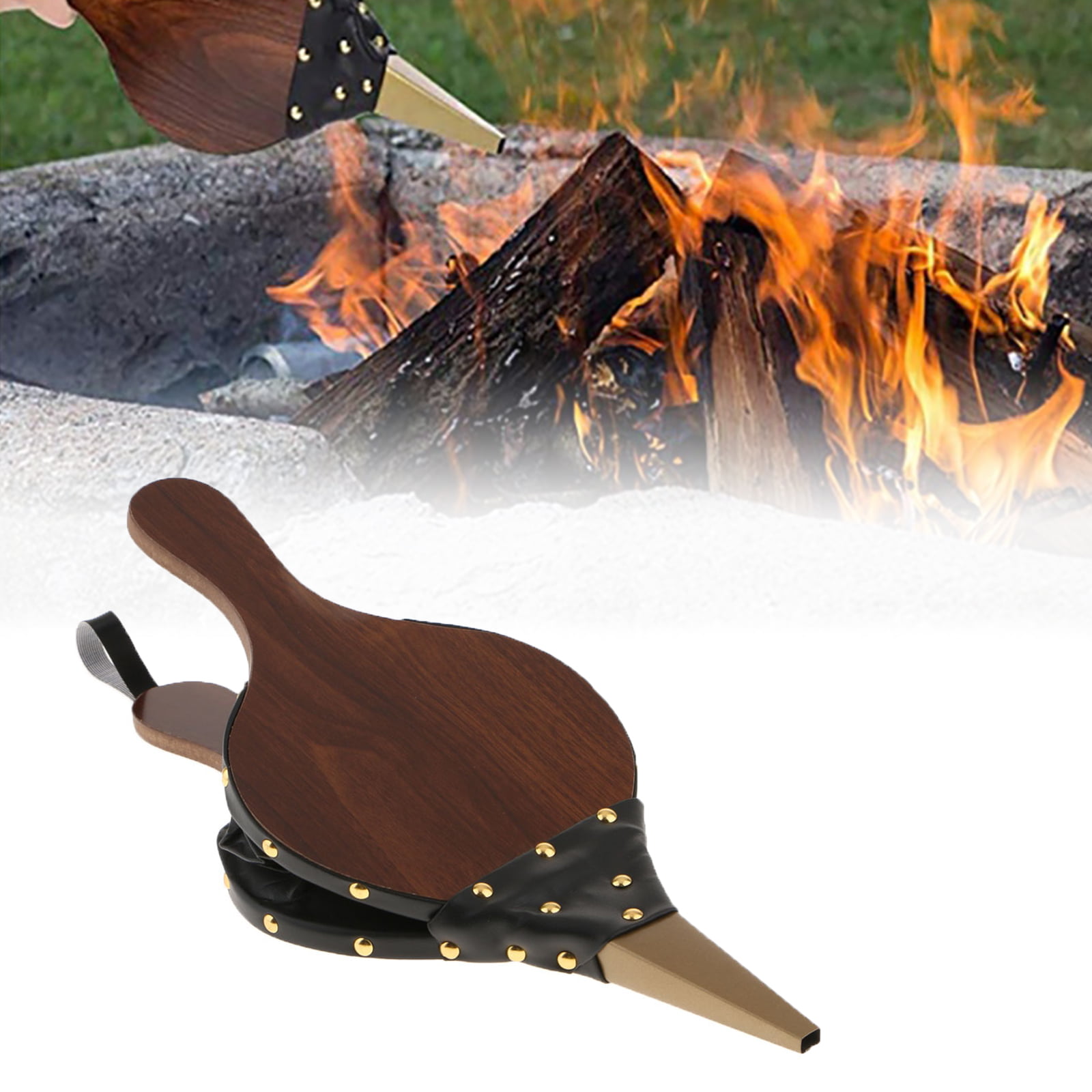 Dark Brown Fireside Blower FREE DELIVERY Home Discount Fire Bellows 