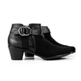 thumbnail image 2 of Botin Tacon cuadrado bajo Mujer Flexi Textil 15420 Negro Flexi Textil, 2 of 4