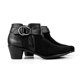 thumbnail image 2 of Botin Tacon cuadrado bajo Mujer Flexi Textil 15420 Negro Flexi Textil, 2 of 4
